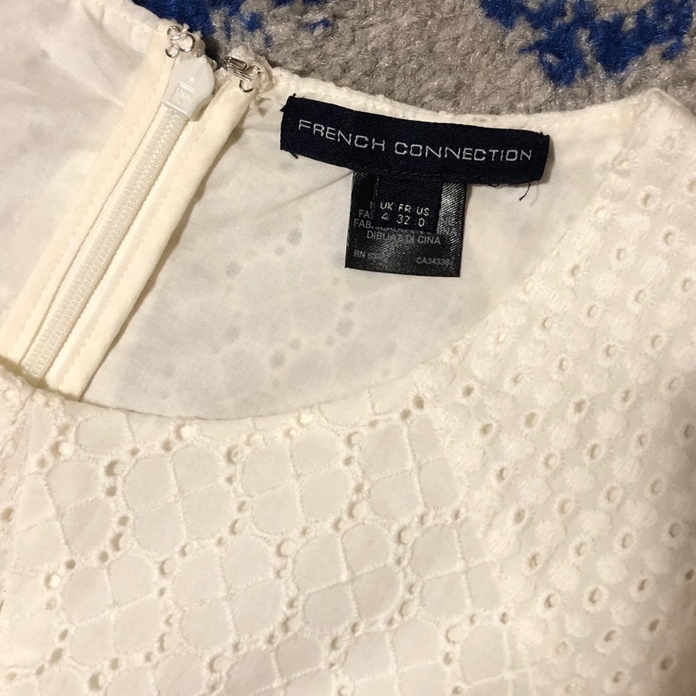 French Connection White Midi Dress - Picture 7 of 8